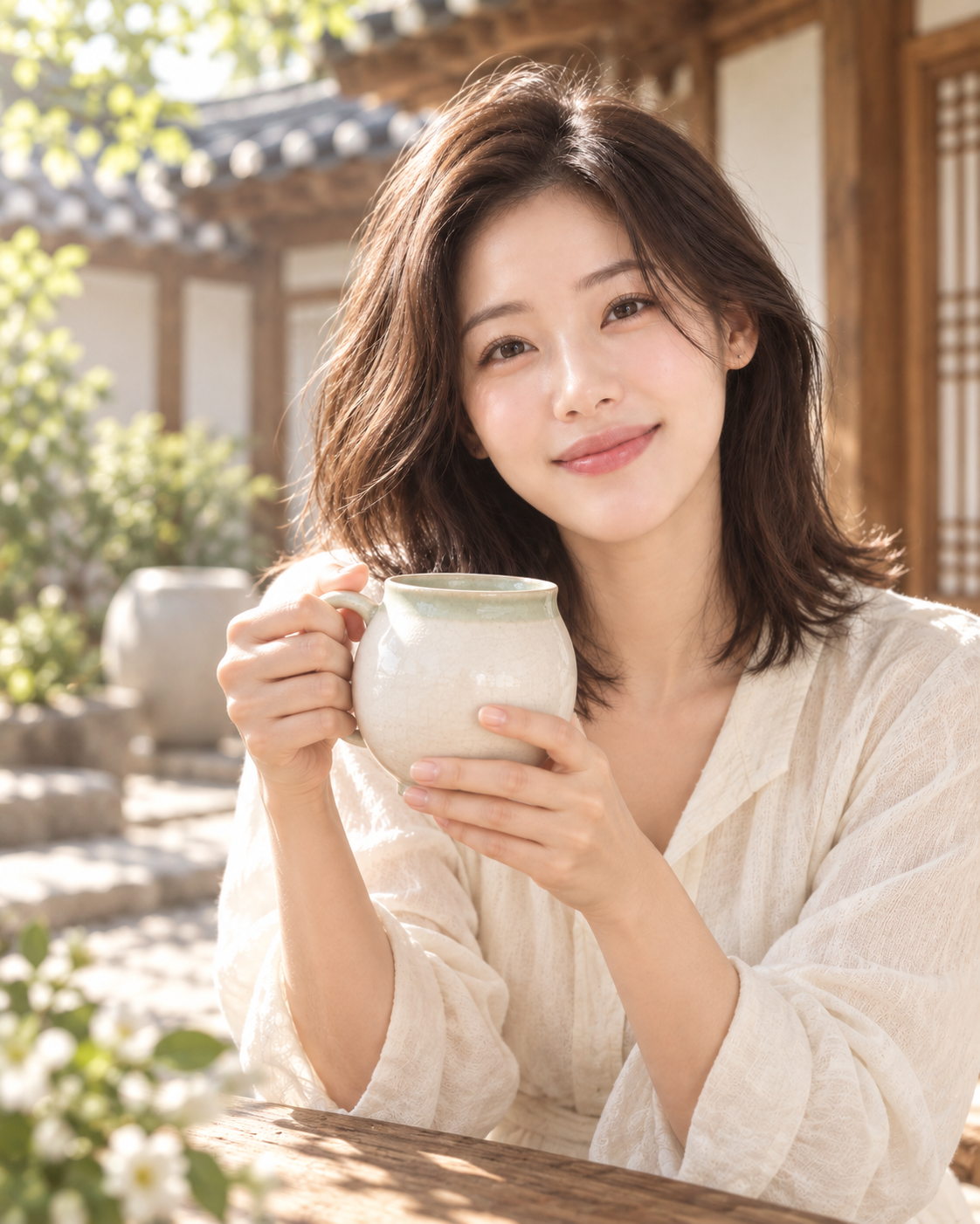다온이 고른 아침의 온도. — SNS 광고 이미지 · 1장 · 세로 4:5
