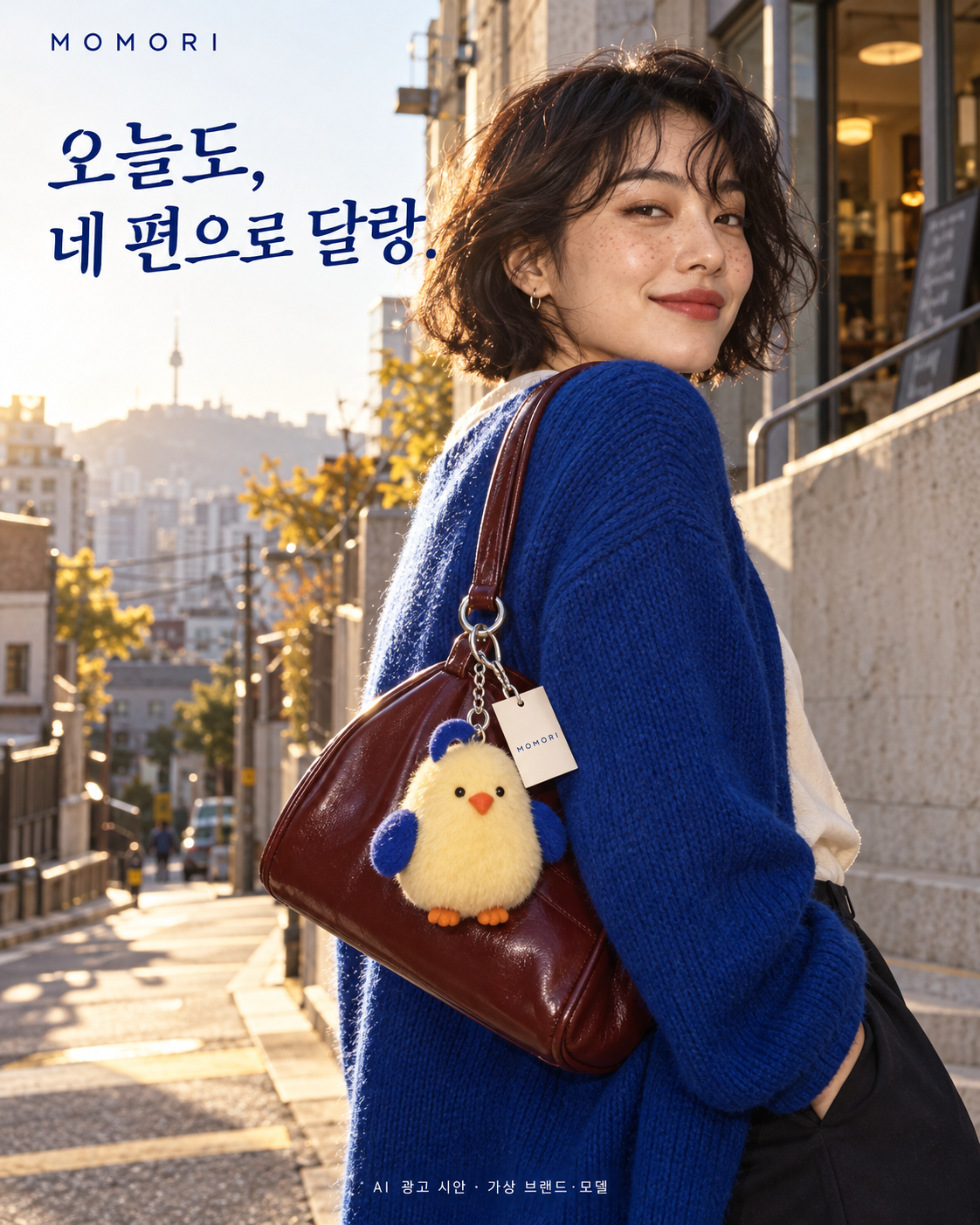 오늘도, 네 편으로 달랑. — SNS 광고 이미지 · 3장 · 세로 4:5