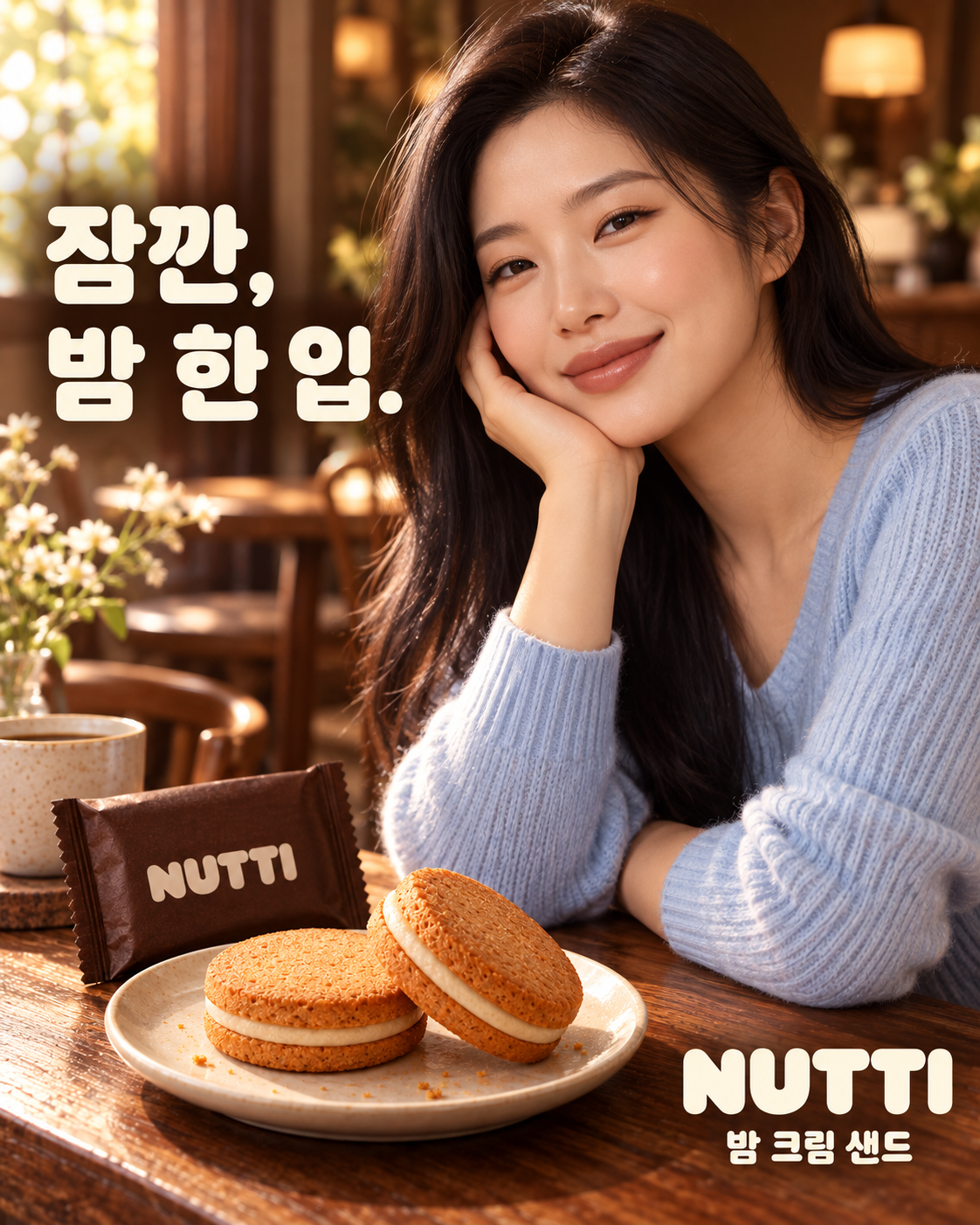 잠깐, 밤 한 입. — SNS 광고 이미지 · 3장 · 세로 4:5